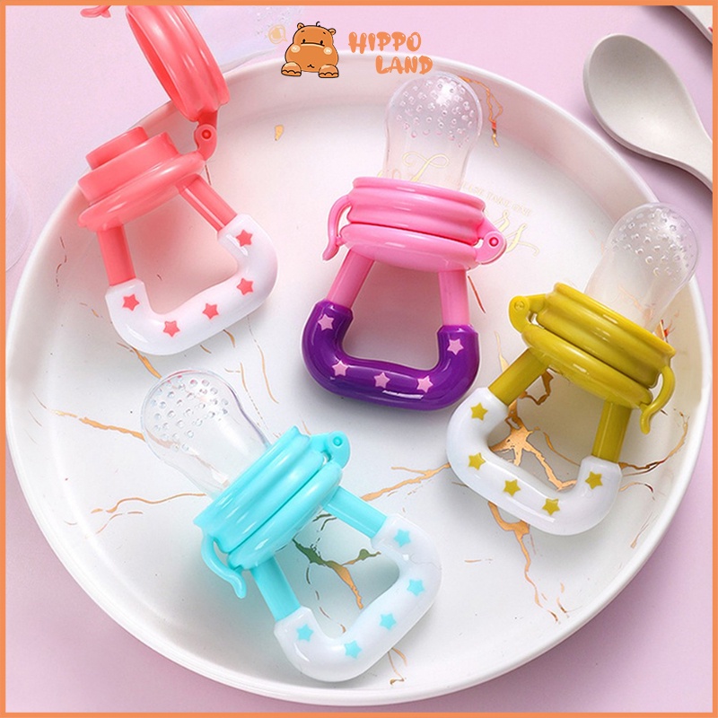 HIPPO LAND Empeng buah/Sayuran bayi lucu / dot bayi / baby fruit and food feeder 40-41-42