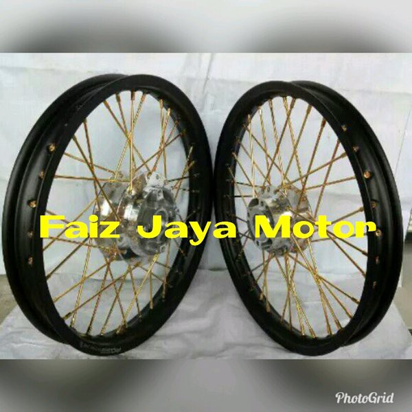 velk velg set jari2 jupiter mx new 135cc double disc