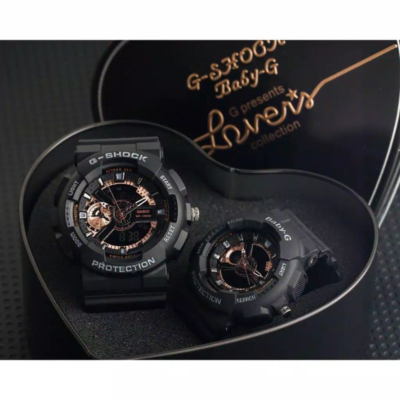 Original G SHOCK JAM TANGAN COUPLE PASANGAN TERBAIK (ANTI AIR) Premium Kekinian
