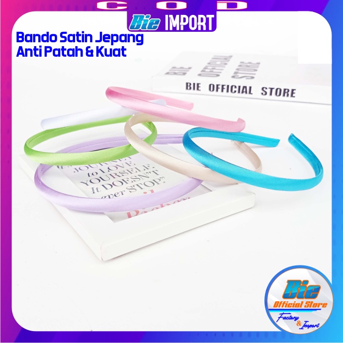 Bando Satin Korea Premium Size 0,7 Cm impor Best Seller