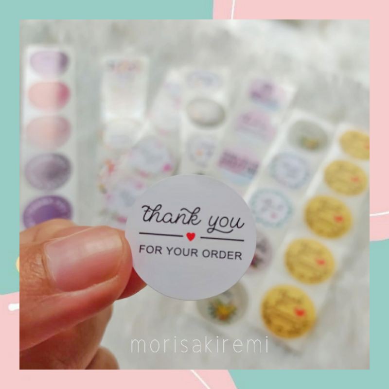 

SEAL STICKER • THANK YOU • PACKING • AESTHETIC
