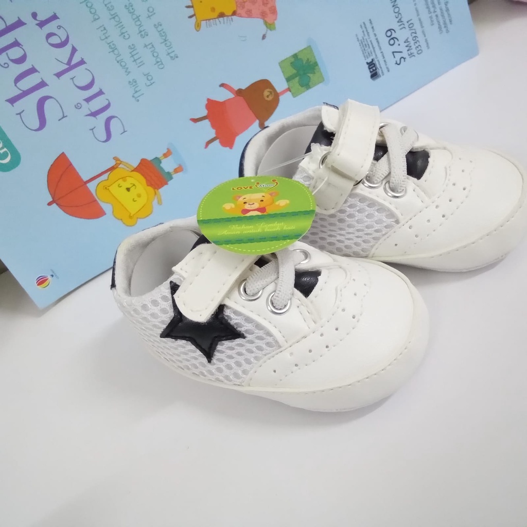 Sepatu Prewalker Baby - Sepatu Bayi Laki Laki/Perempuan Lembut Anti Slip SNI