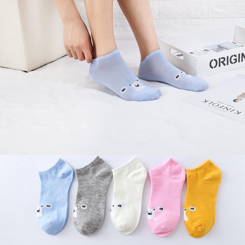  Kaos  Kaki  Low Cut Bahan Katun Breathable untuk Musim Panas  