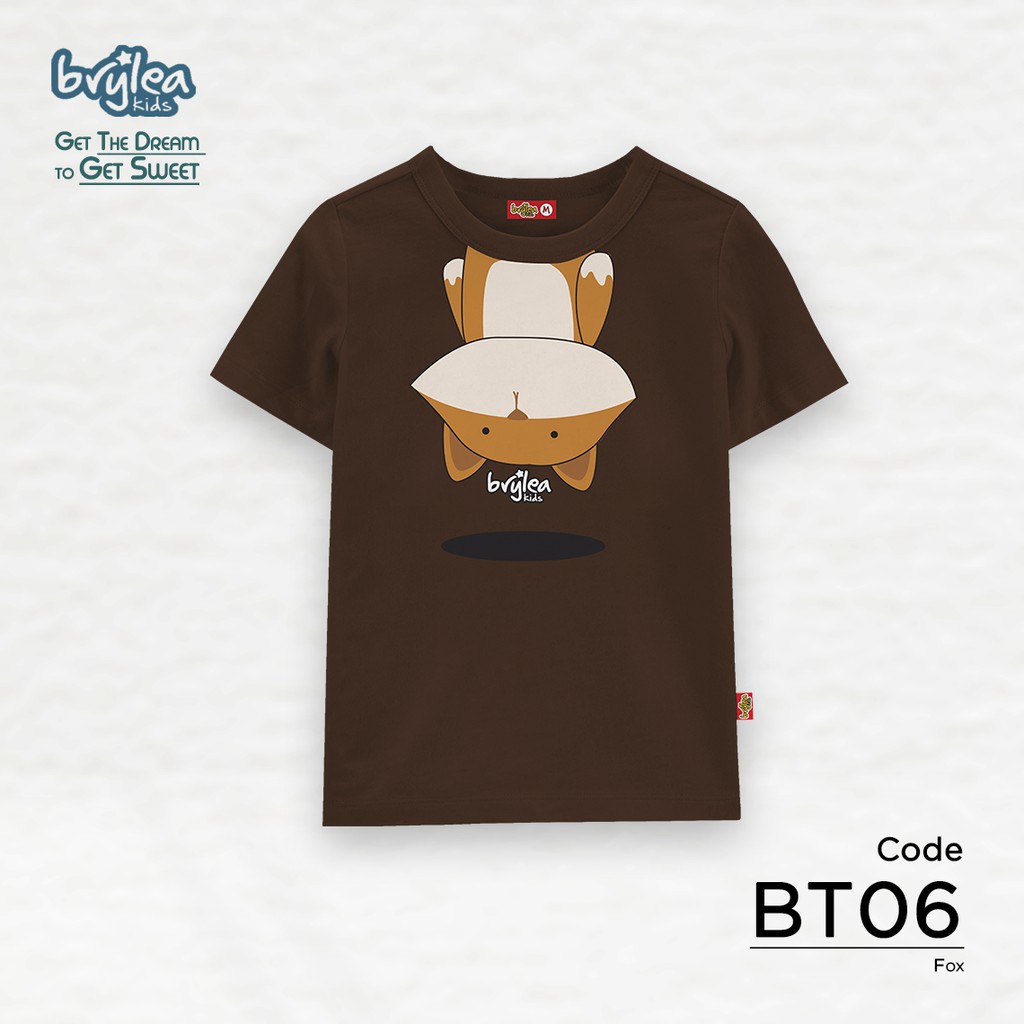 BT06 - Kaos Anak Lucu Branded Fox - BryleaKids