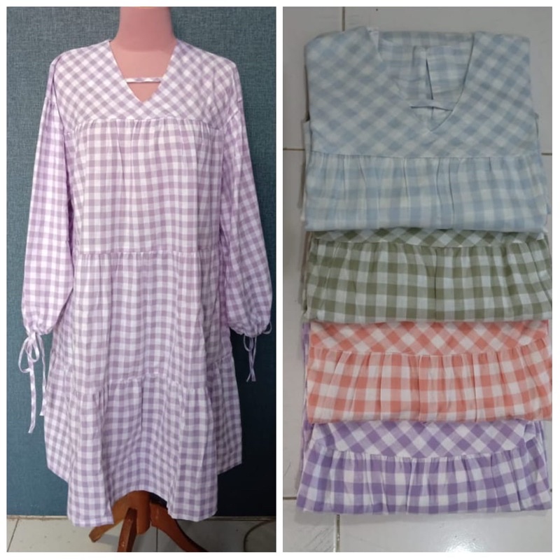 plaid dress