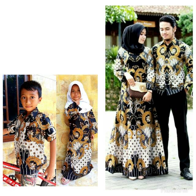 Couple gamis keluarga modern / Couple set keluarga