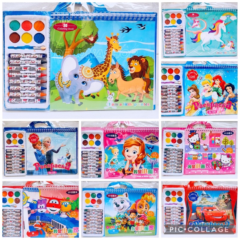 

BUKU MEWARNAI SET ANAK BUKU MENGGAMBAR MEWARNAI ANAK MEWARNAI CRAYONSET