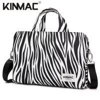 DELUXE KINMAC BLACK &amp; WHITE Tas Laptop Selempang Messenger Premium Full Protection 13 14 15 15.6 Inch