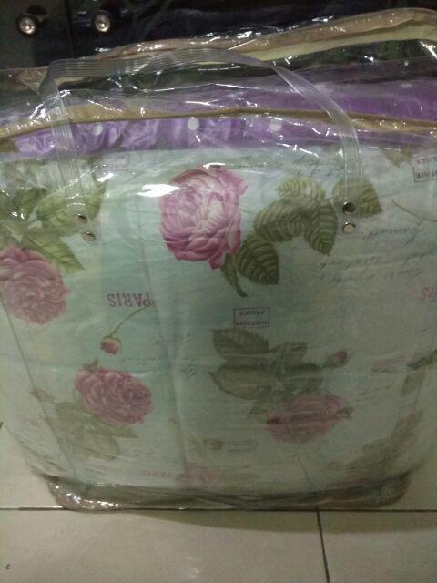 Set Bedcover Komplit | Katun Lokal Premium | Ukuran Double (140,160,180,200)