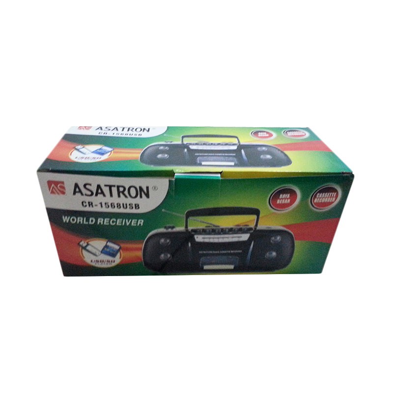 Radio Asatron Kaset (Tape) AM FM CR-1568 USB FLASHDISK SD CARD