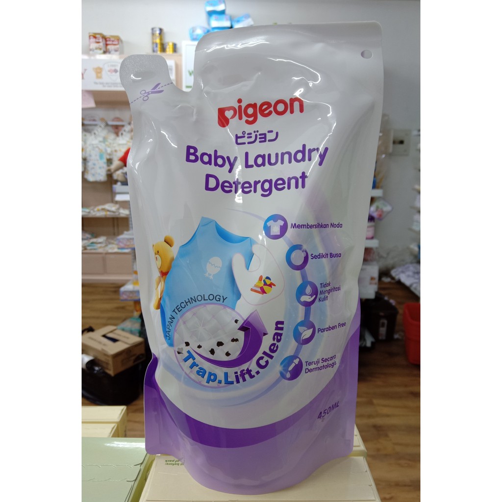 Pigeon Baby Laundry Detergent Refil 450ml/Sabun cuci baju 9018