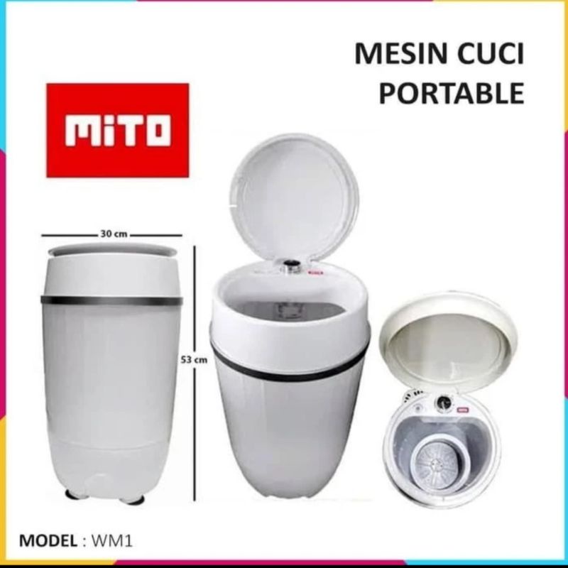 Mesin cuci portable mito preloved