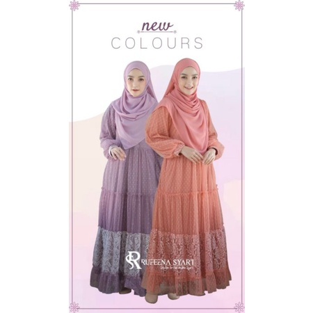 dress kondangan/dress sultan/dress brokat/violine dress by Rufeena Syar'i