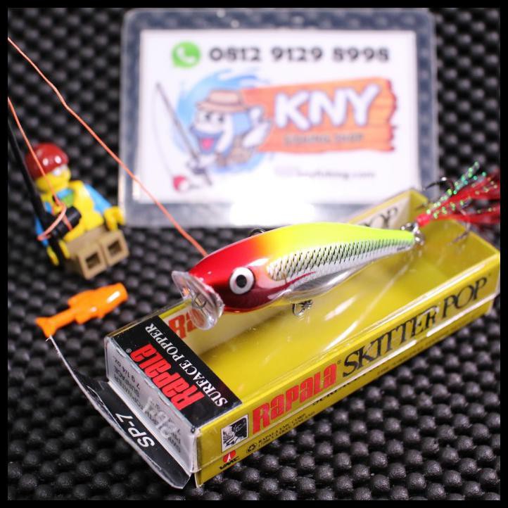 Rapala 7Cm Skitter Pop 7 Clown Umpan Popper Lure Minnow Bahan Kayu