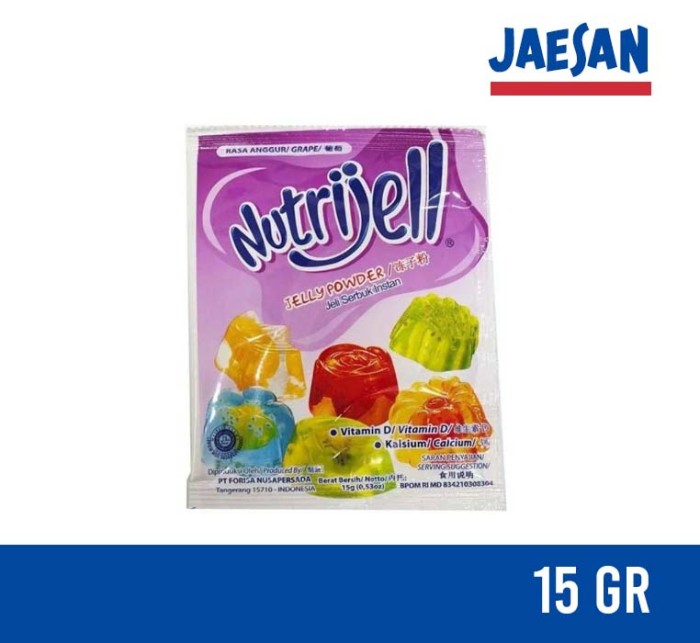 

Nutrijell anggur 15 gr