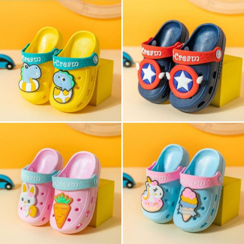 Sandal Anak Laki Perempuan Import Anti Slip