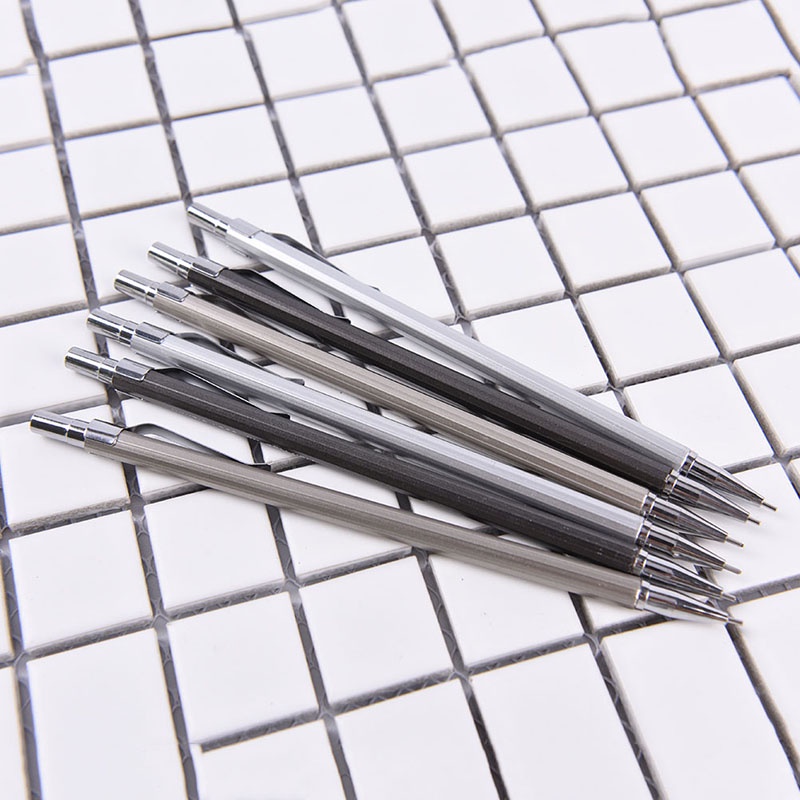 {LUCKID}0.5/0.7mm Metal Mechanical Automatic Pencil For School Writing Drawing Supplie