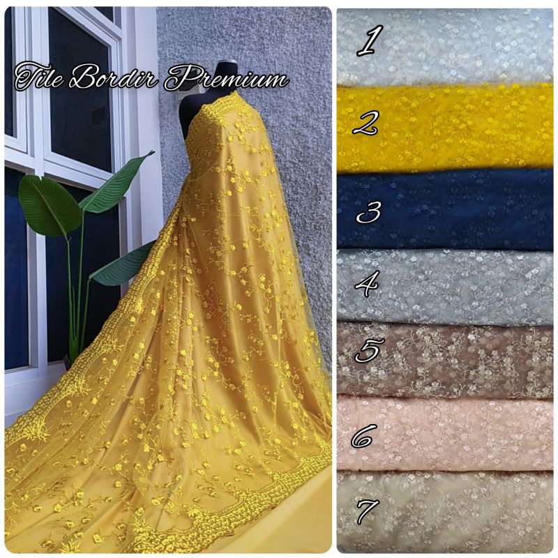 TILE BORDIR PREMIUM / TILE BORDIR / TILE SERAGAM