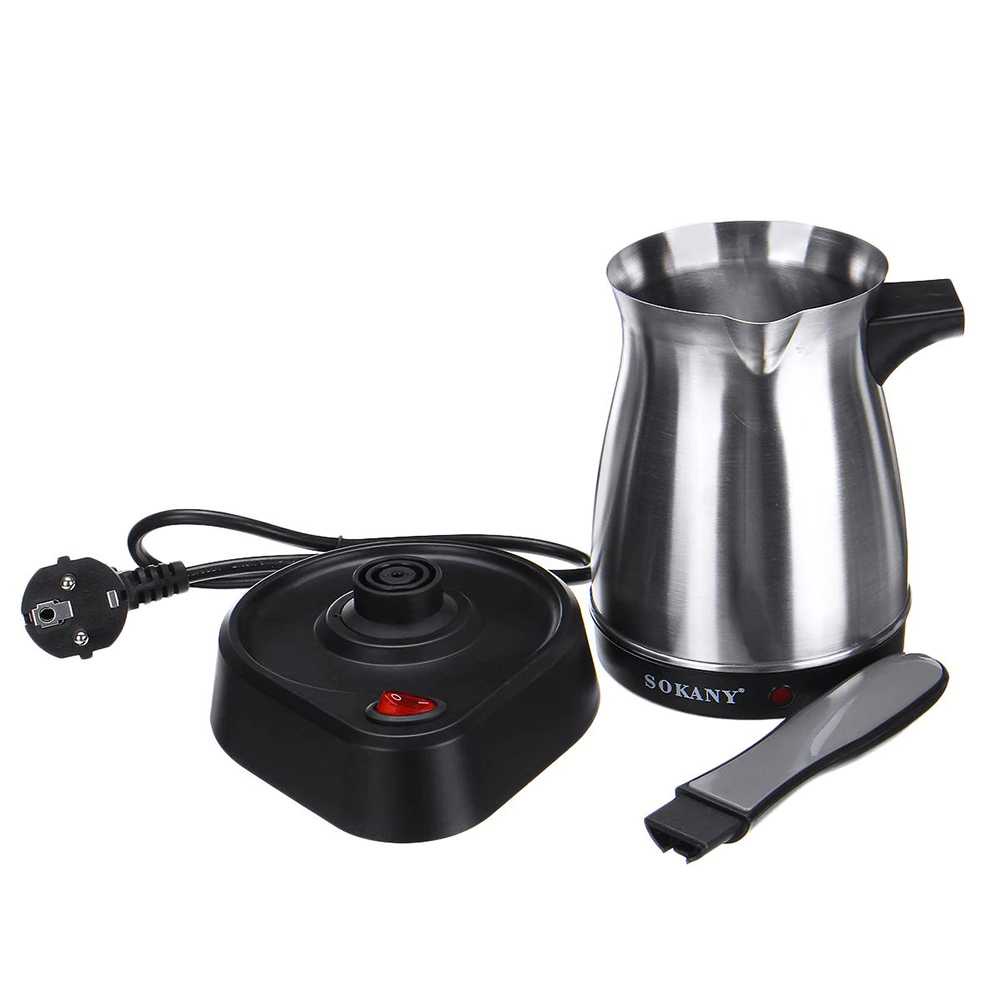 TD-AI02 SOKANY Teko Pemanas Elektrik Kopi Espresso Turki 600W 500ml - SK-214