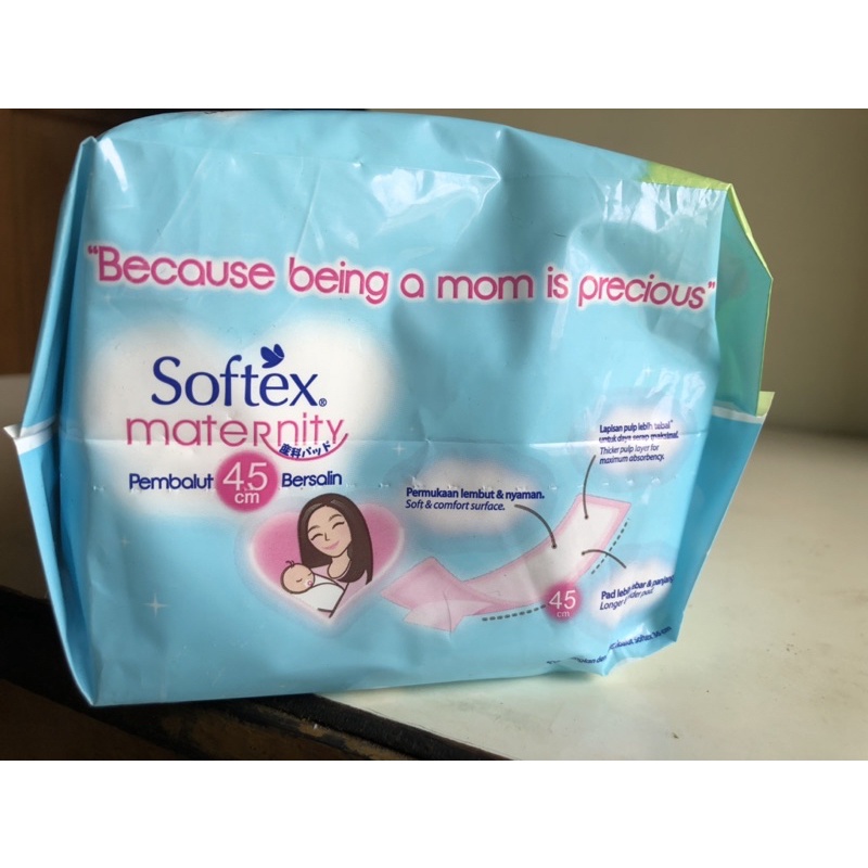 Softex Maternity 45 cm 10 pads Pembalut Bersalin