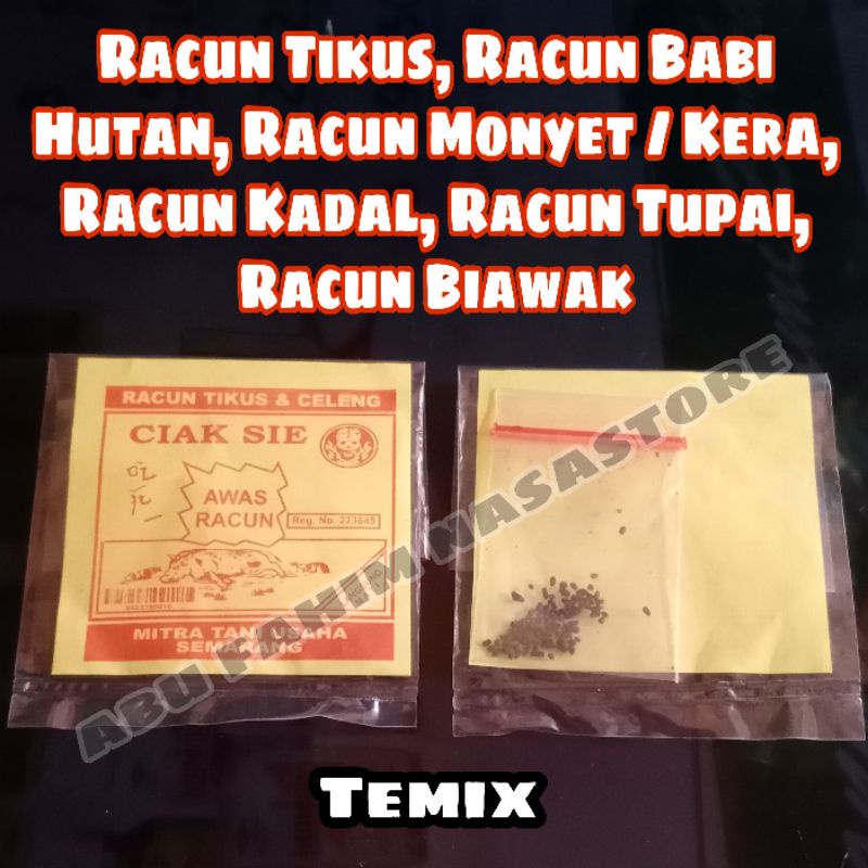 TEMIX TIMEX RACUN TIKUS BUNGKUS  / TIMEX TEMIX RACUN BABI HUTAN / RACUN CELENG