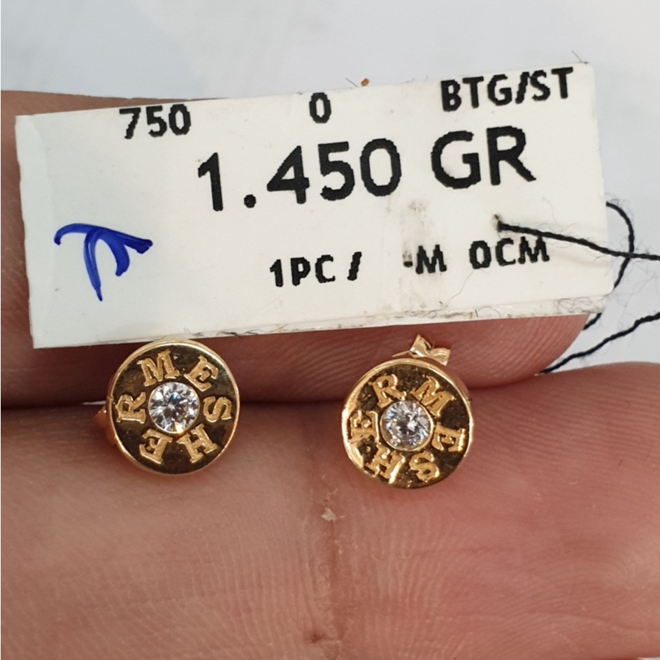 Anting Emas 17K - 1.45 gram Kadar 750 - 420