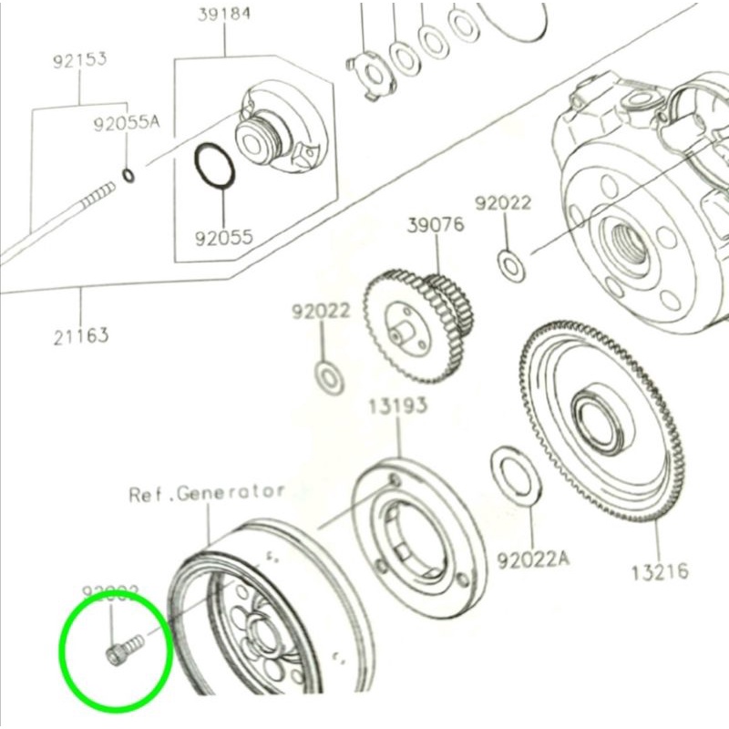 BAUT ONE WAY KAWASAKI KLX 150 DTRACKER ORIGINAL L BAJA