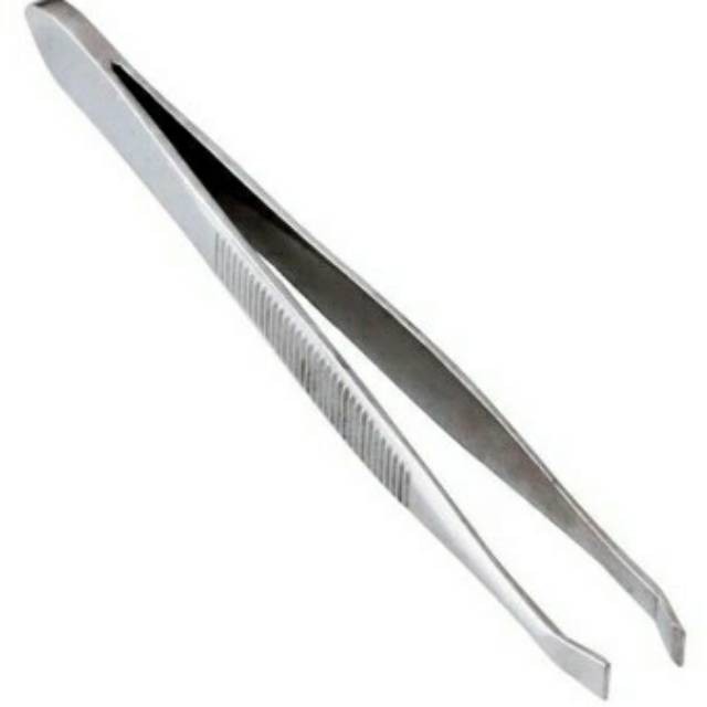Penjepit Bulu Mata Eyelash / Pinset Bulu Mata / Pinset Stainless Lurus