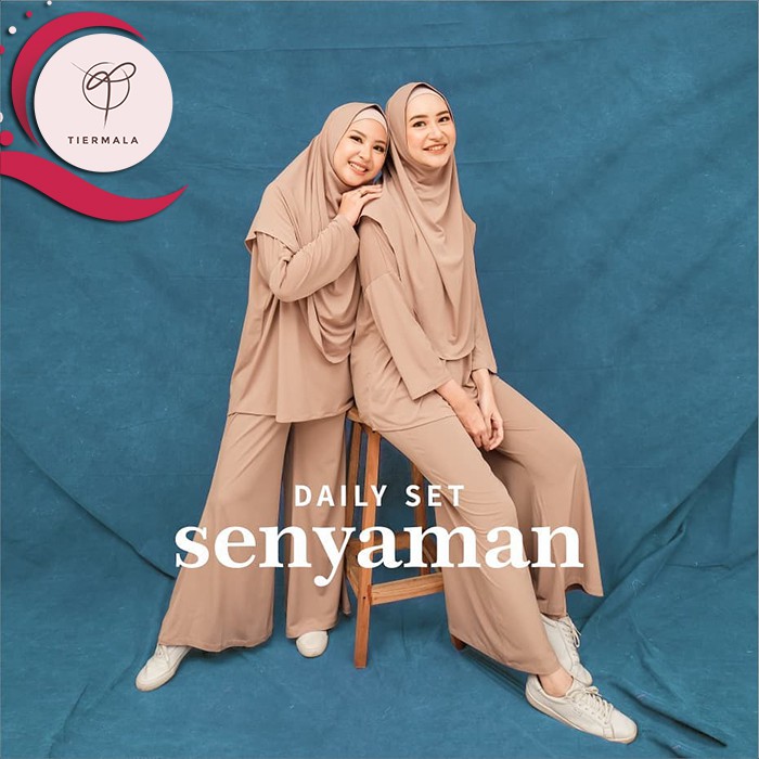 Tiermala Khimar Hijab Bergo Jersey Senyaman - Bergo Dewasa/ Khimar Dewasa/ Jersey Terlaris