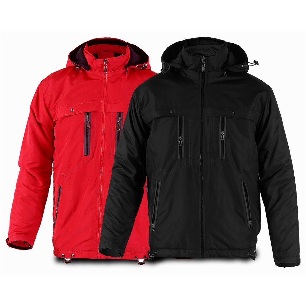 Ready Stok Jaket Climber Outwear Jaket Parasut Premium Terbaru Bahan Waterproof Logo Harimau Naga