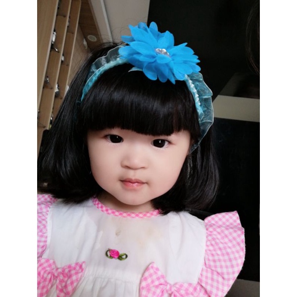 Bandana Pita Rambut Anak Cantik Karet Tidak Sakit HeadBand Baby Pita