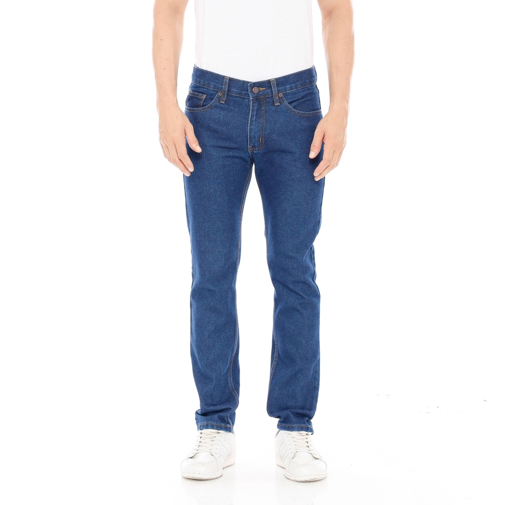 Celana Jeans Denim Pria Straight Cut AMW Jeans MER 4