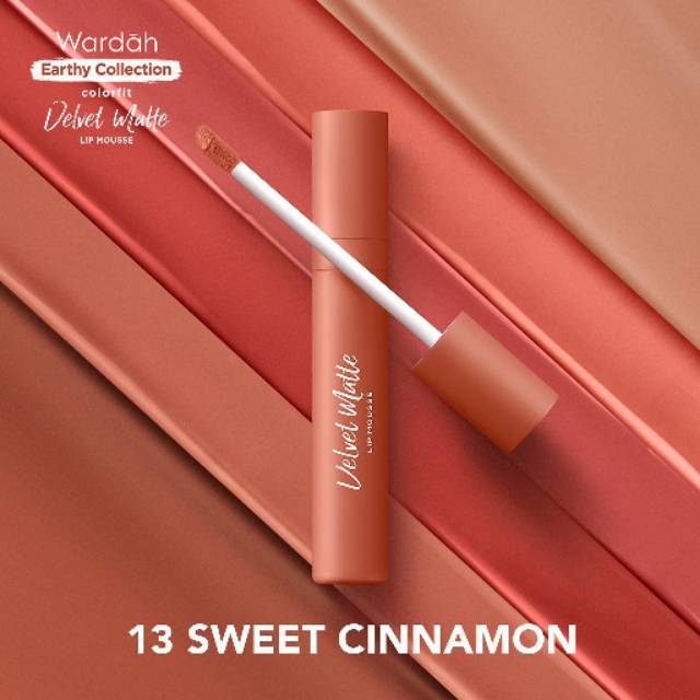 Wardah Colorfit Velvet Lip Mousse No 13.Sweet Cinnamon