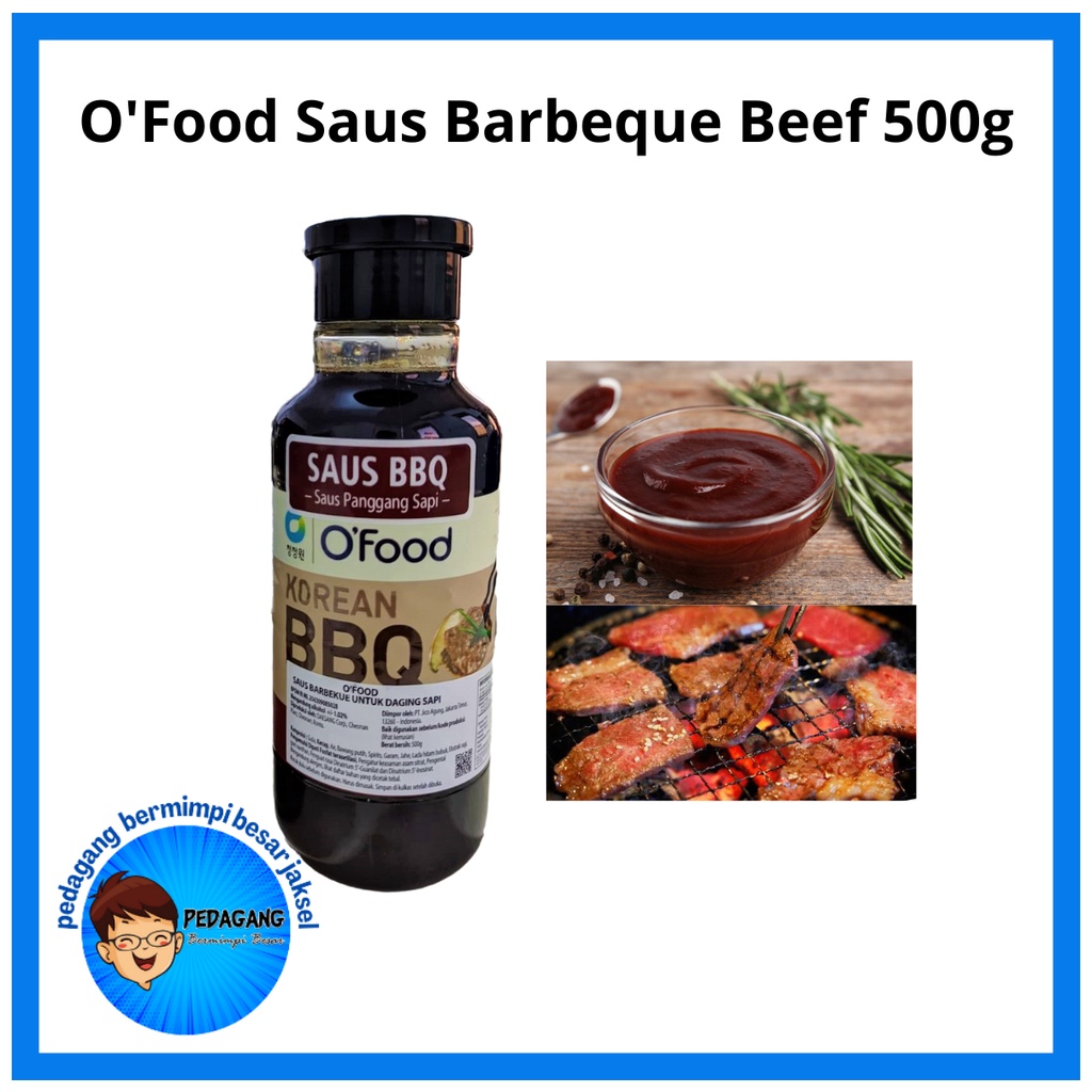 

O'Food Saus Barbeque Beef 500g/ Saus Berbeque/ BBQ O'food