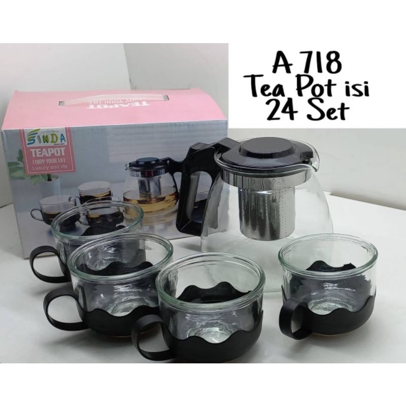 TEAPOT HITAM SARING / TEAPOT WARNA