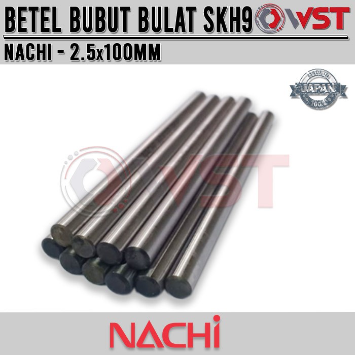 Betel Bubut Bulat Nachi 2.5X100 / Betel Bulat 4inch 2.5 x 100