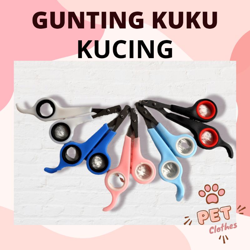 Gunting Kuku Kucing Anjing / Pet Nail Clipper Stainless Steel / Gunting Kuku Hewan Peliharaan