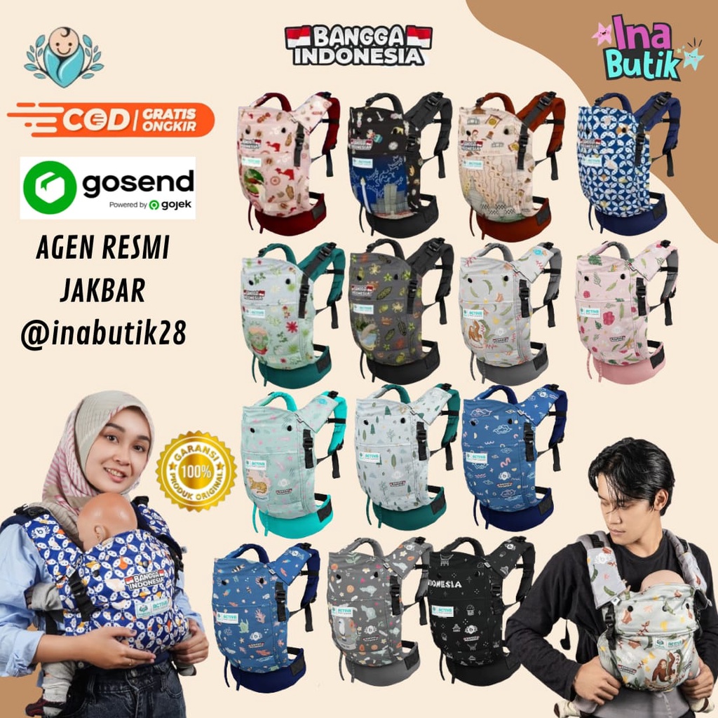 Gendongan Bayi Activa Baby Carrier Mark II Bayiku.id