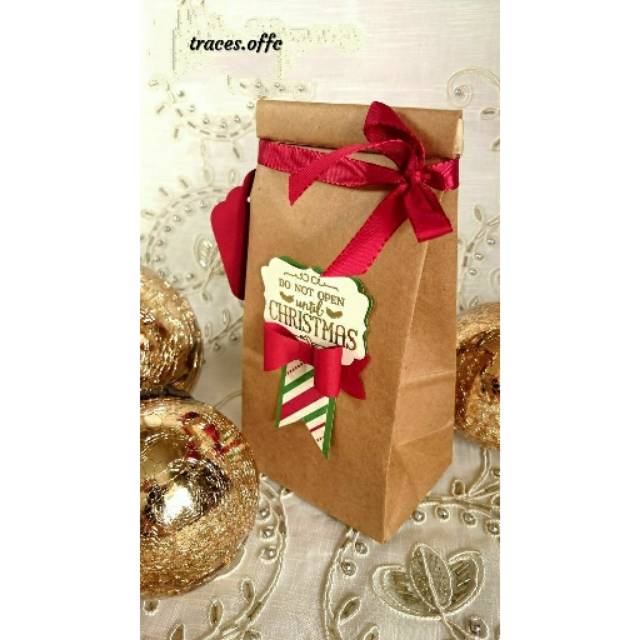 

Paper bag gift bag paperbag unik christmas gift kado natal bungkus kado souvenir costume natal noel