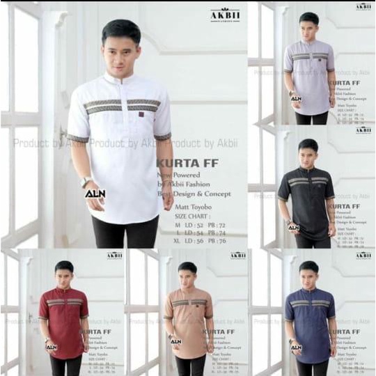 pakaian muslim pria BAJU KOKO KURTA FF TERBARU KEKINIAN KOKO KURTA FF LENGAN PENDEK BAJU KURTA FF PRIA REMAJA TERBARU KOKO FF TERMLARIS KURTA TERMURA BAJU KOKO KEKINIAN