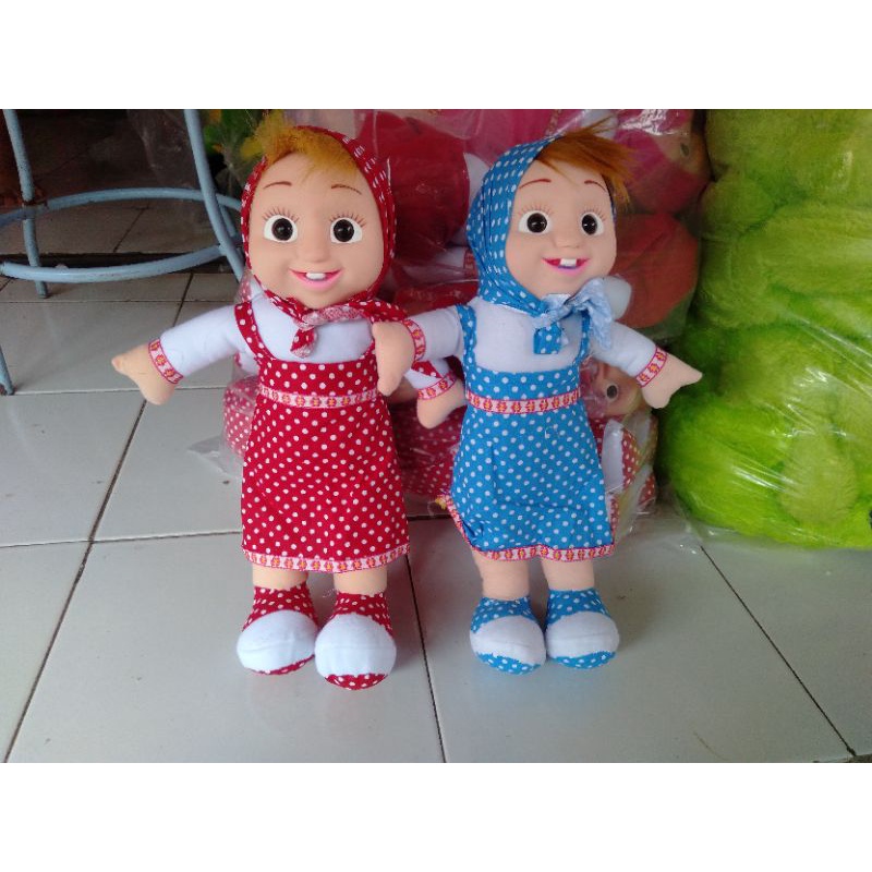 BONEKA KARAKTER KARTUN MASHA AND THE BEAR MURAH