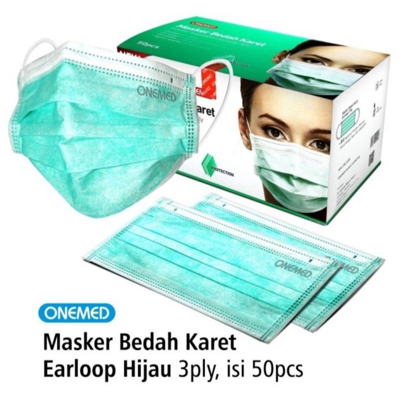 Masker Bedah Medis Onemed isi 50 pcs