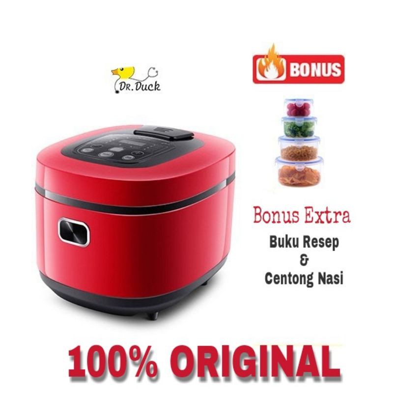 DR DUCK Low Carb Rice Cooker Penanak Nasi Rendah Karbohidrat