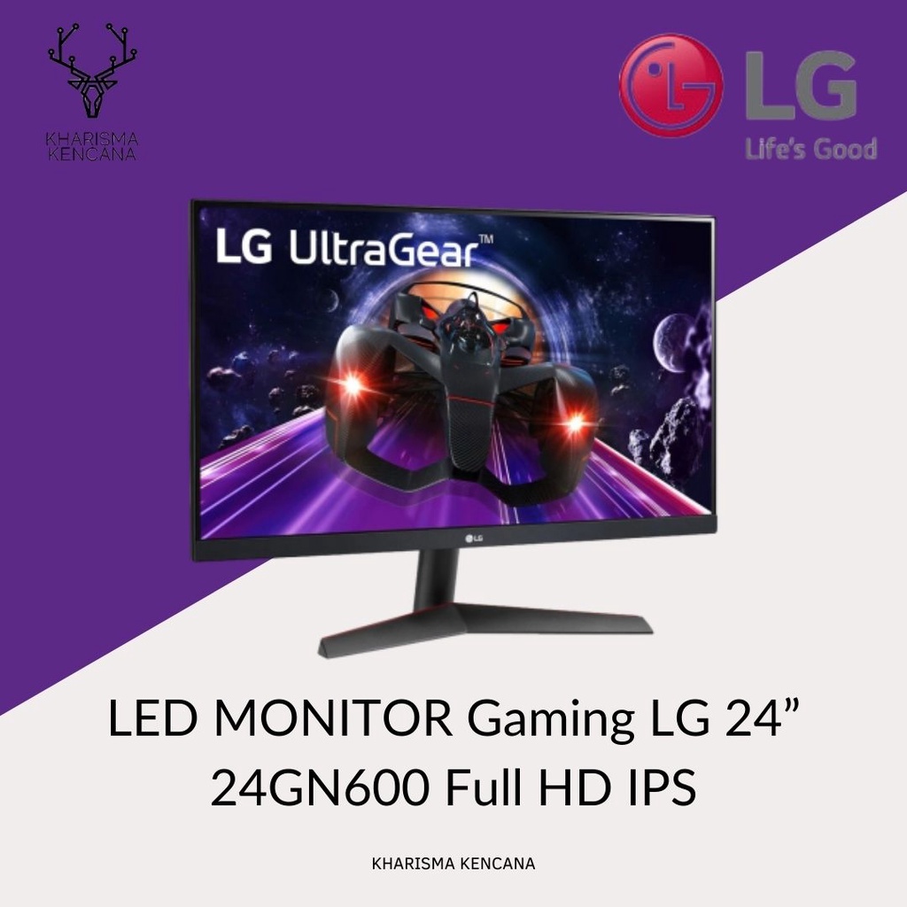 LED MONITOR Gaming LG 24” 24GN600 Full HD IPS