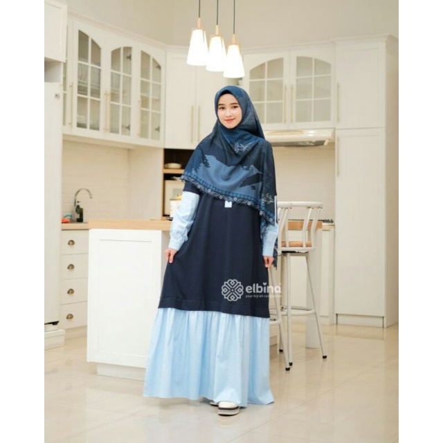 Dress sehati by elbina hijab (dress saja tanpa khimar)