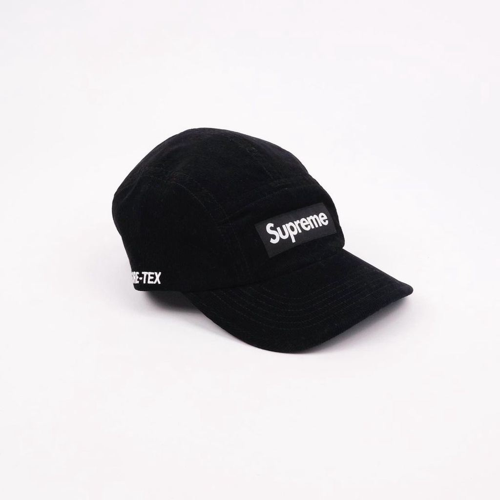 Supreme Gore-Tex Corduroy Camp Cap Black