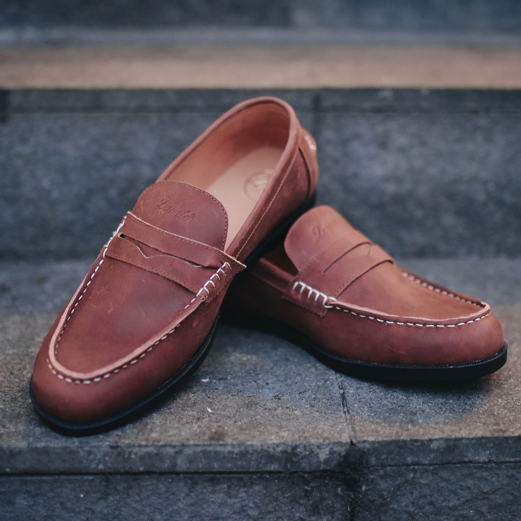 GUSTAVO |MNM x Zapato| KULIT ASLI PREMIUM Sepatu Sneakers Pria Slip On