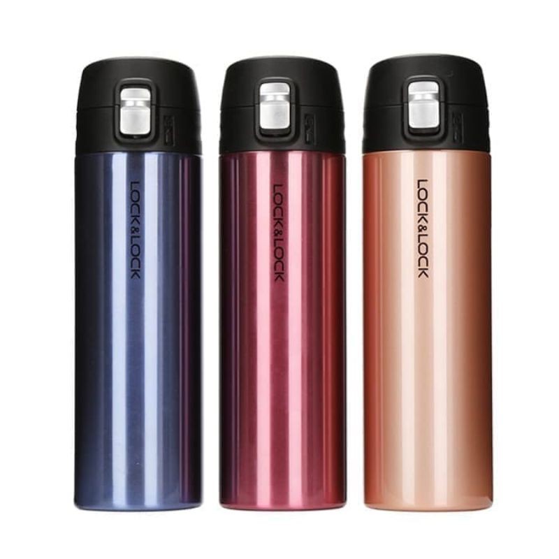 Lock&Lock Feather Light Vacuum Tumbler 500mL - LHC3220 - thermos elegan - termos mini - tempat minum