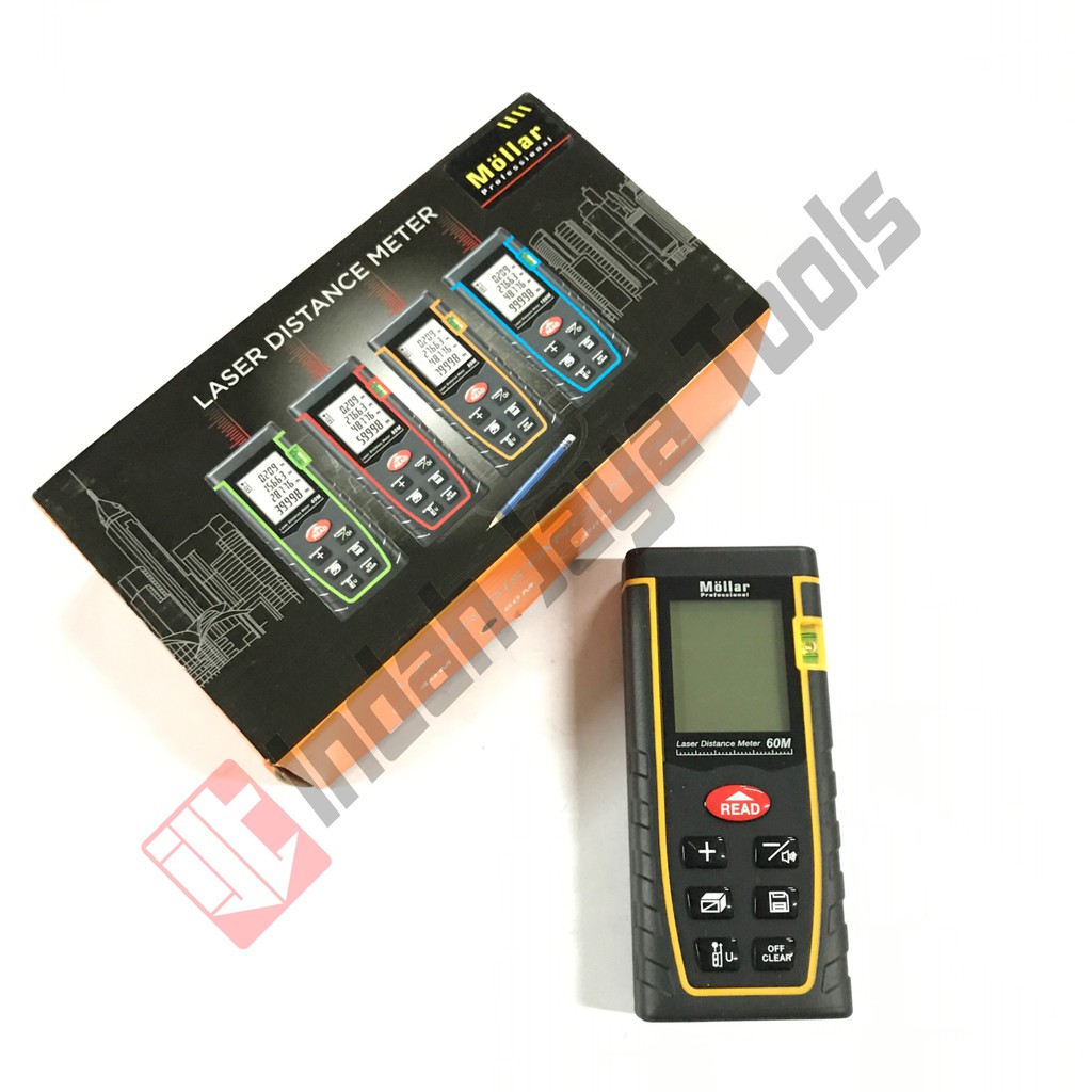 Meteran Laser Digital 60 m Mollar / Distance Meter