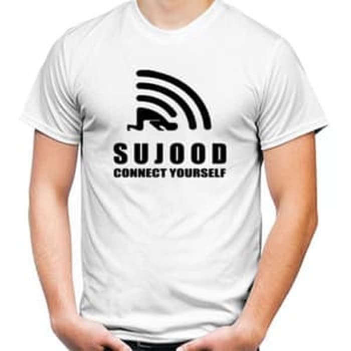 BAJU KAOS RELIGI SUJOOD CONNECT YOURSELF